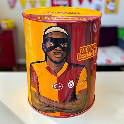 Galatasaray Osimhen Büyük Metal Kumbara