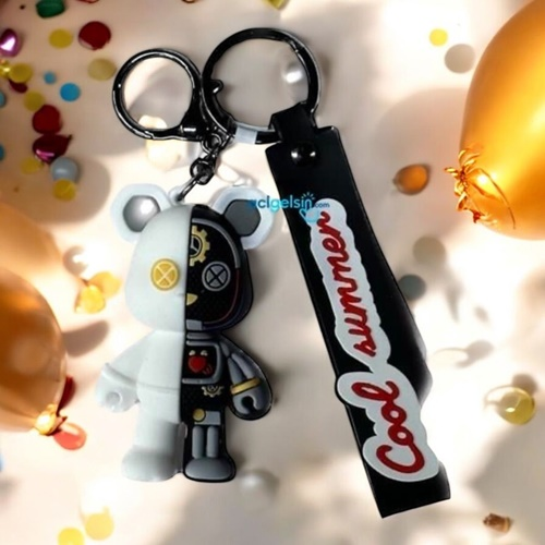 Giftpoint Mekanik Ayı Silikon Anahtarlık