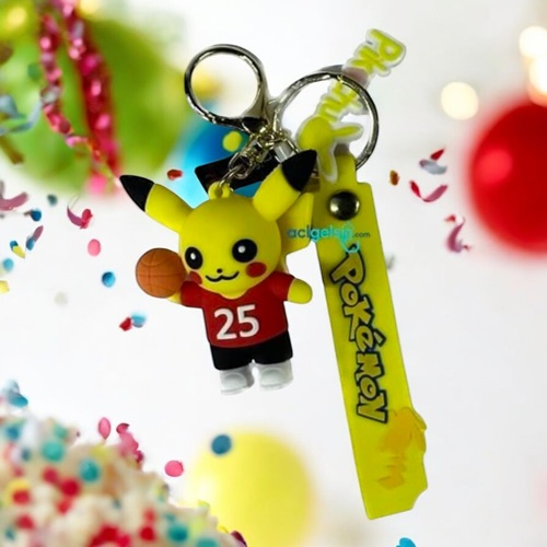 Giftpoint Pokemon Silikon Anahtarlık Pikachu