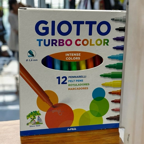 Gıotto Turbo Color Keçeli Kalem 12 Renk