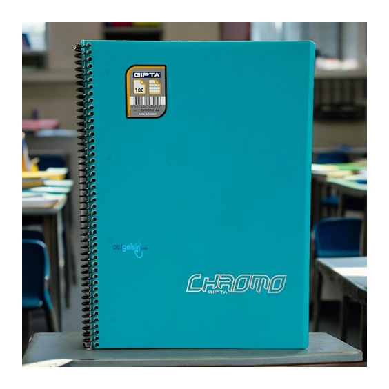 Gıpta Chromo Spralli Defter A4 100 Yaprak Çizgili
