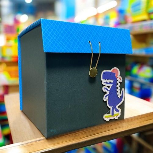 Gıpta Cool Dino Dik Boy Hediye Kutusu No:3 Orta Boy