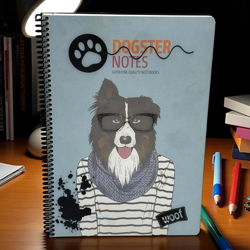 Gıpta Dogster Spralli Pp Kapak 80 Yaprak Defter A4 Kareli