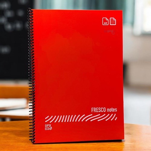 Gıpta Eco Fresco Spralli Defter A4 60 Yaprak Kareli