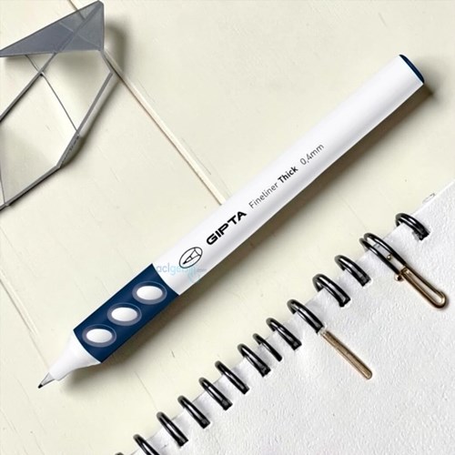 Gıpta Fineliner Thıck 0.4mm Yuvarlak Gövde Lacivert