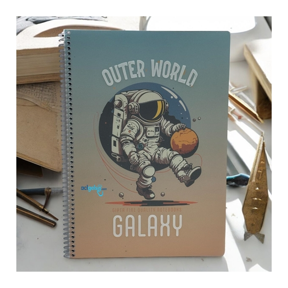 Gıpta Galaxy Spralli Defter A4 80 Yaprak Kareli