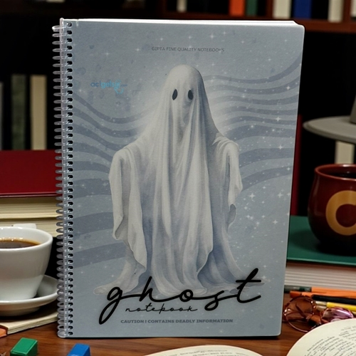Gıpta Ghost Sipiralli Pp Kapak 80 Yaprak A4 Kareli Defter