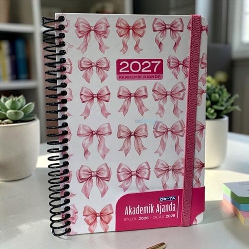 Gıpta Haftalık Spiralli Akademik Ajanda 2026-2027