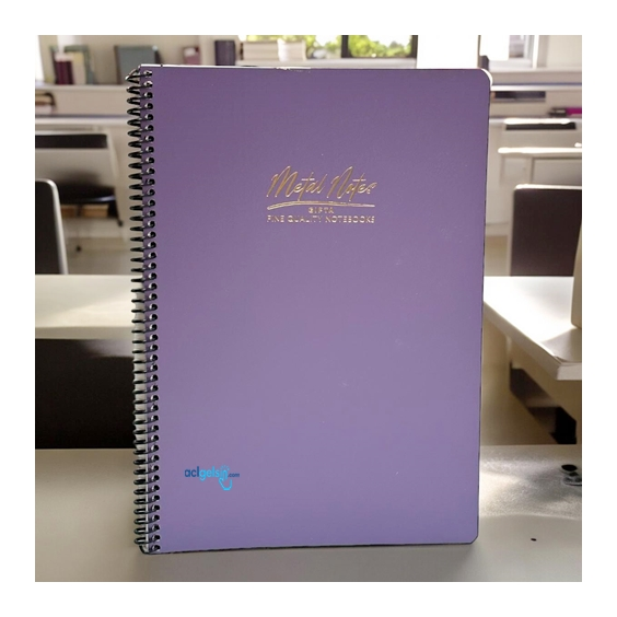 Gıpta Metal Notes Spralli Defter A4 100 Yaprak Çizgili