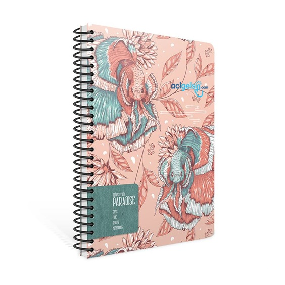 Gıpta Paradıse 17x24 Sipiralli Sert Kapak Defter