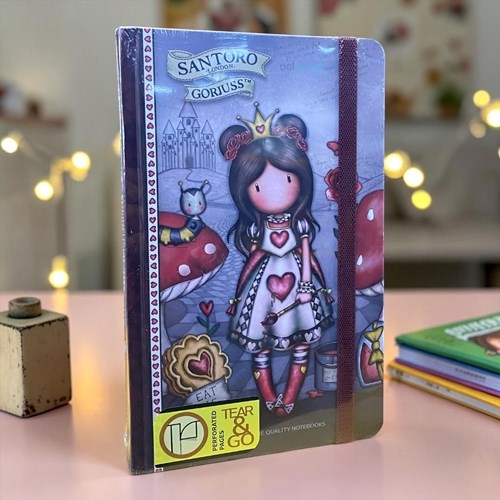 Gıpta Santoro Gorjuss Sert Kapak Defter 13x21 96 Yaprak Çizgili