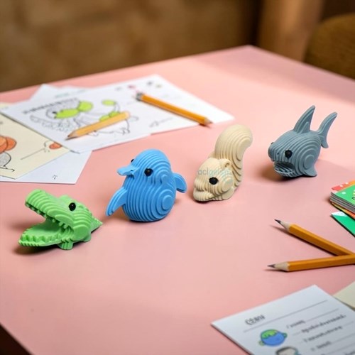Gıpta Silgi - 3d Hayvan Figürlü