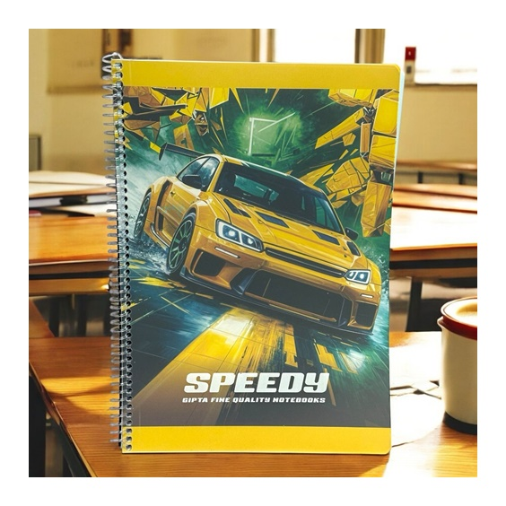 Gıpta Speedy Ofset Spralli Defter A4 80 Yaprak Kareli