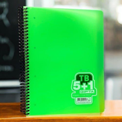 Gıpta Tb Spirali Ayraçlı Defter A4 240 Yaprak 5+1