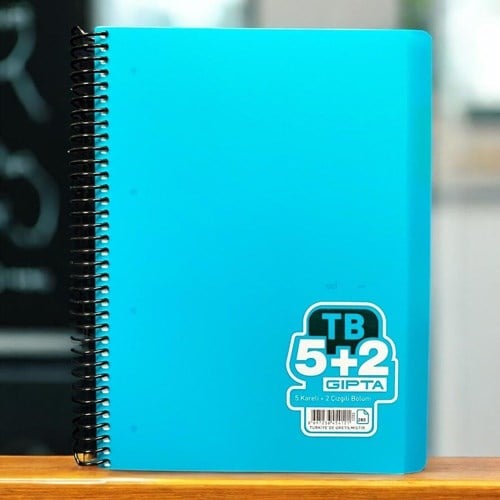 Gıpta Tb Spiralli Ayraçlı Defter A4 280 Yaprak 5+2