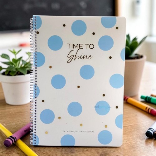 Gıpta Time Spiralli A4 80 Yaprak Kareli Defter