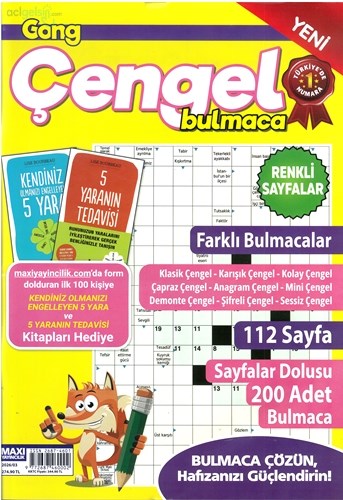 Gong Çengel Bulmaca Dergisi 2026/03