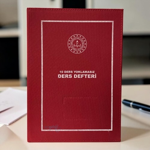 Gülpaş 10 Ders Yoklamasız Ders Defteri 25x35 Cm Cilt Bezli