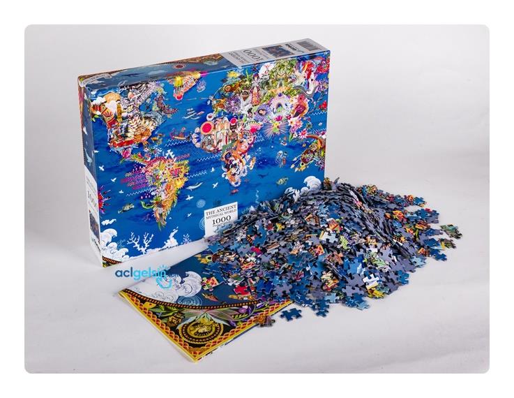Gürbüz Mitolojik Dünya Puzzle 1000 Parça