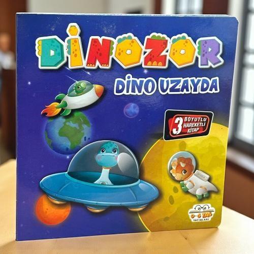 Hareketli Kitaplar Serisi Dinozor Dino Uzayda 06 Yaş Yayınları