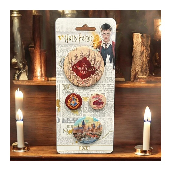 Harry Potter 4lü Karışık Rozet & Broş