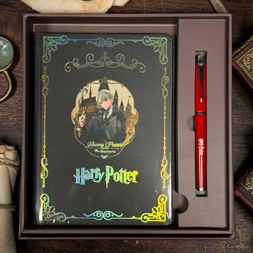 Harry Potter Draco Malfoy Temalı Defter Ve Tükenmez Kalem Seti