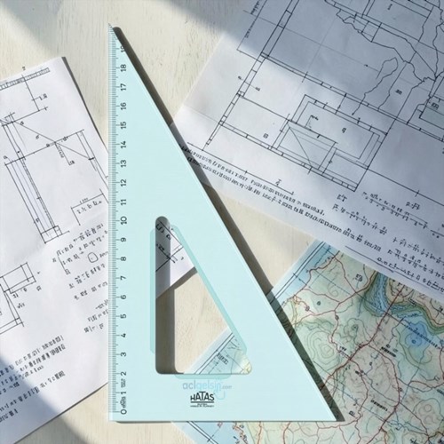 Hatas 0590 Teknik Resim Gönyesi 21/60 Akrilik