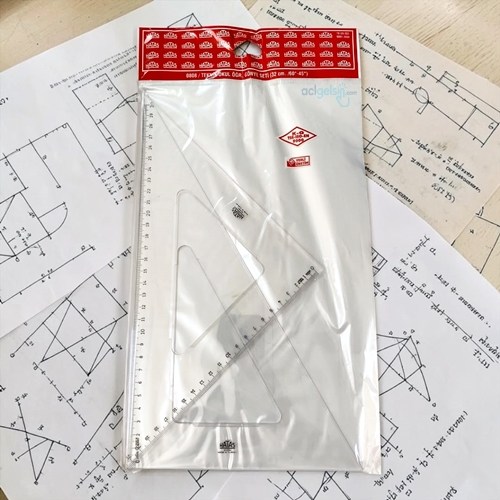 Hatas Gönye Takımı 32cm 60-45 Derece