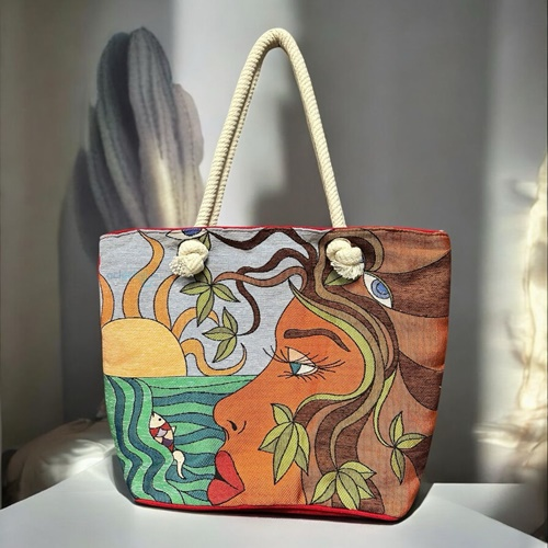 Haydibag Dokuma Omuz Çantası Doğanın Dansı