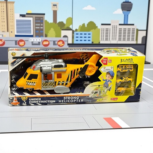 Heroes Toys Acil Kurtarma Helikopter Seti Arabalı