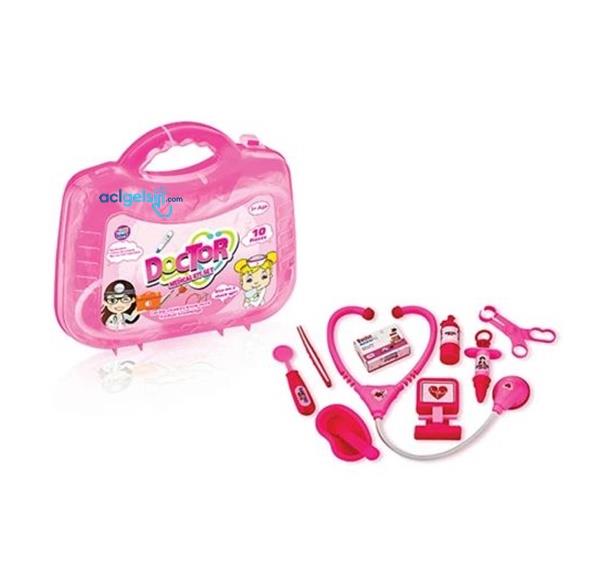 Hobi Çantalı Kız Doktor Set