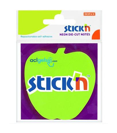 Hopax Stick'n Post-it Yapışkanlı Not Kağıdı Elma E466
