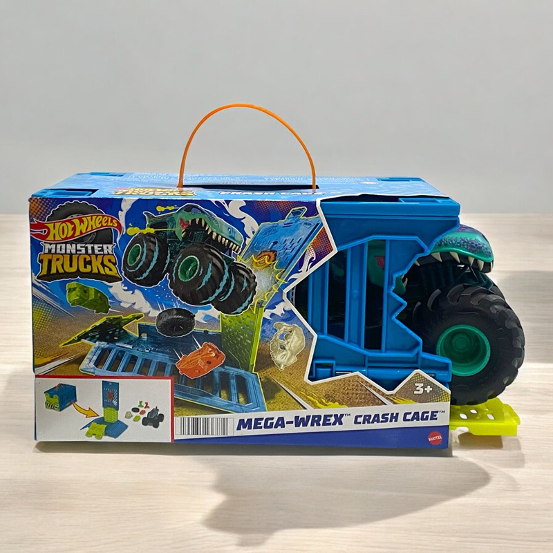 Hot Wheels Monster Trucks Mega Wrex'in Çarpışma Kafesi