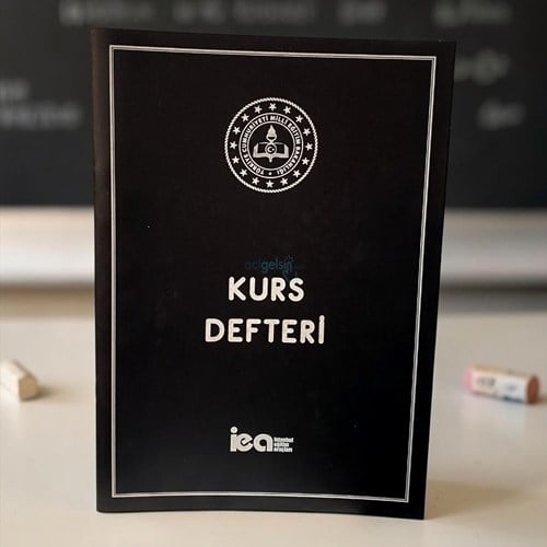 İea Kurs Defteri Yoklamalı Plastik Kapak 28x21 Cm