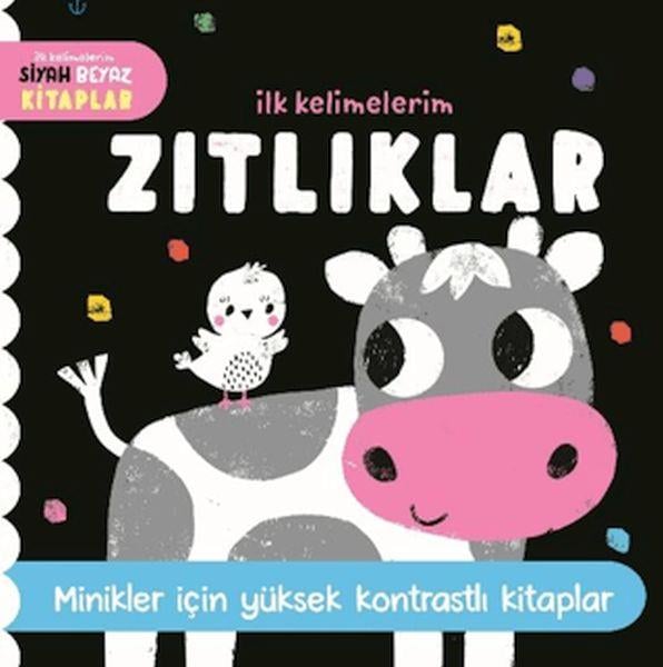 İlk Kelimelerim Siyah Beyaz Kitaplar Zıtlıklar