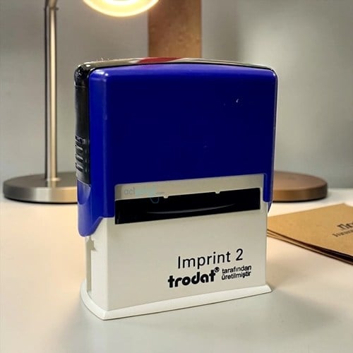 Imprint 2 Kaşe Mavi Gövde Siyah Keçe