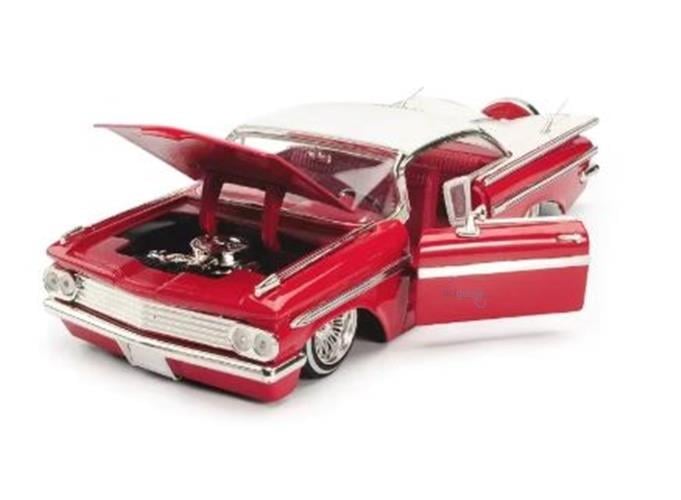 ミニカー Jada 1/24 CHEVY IMPALA 1959 Jada 1:24 1959 Chevy İmpala Klasik Araba | Oyuncak Arabalar | Acl