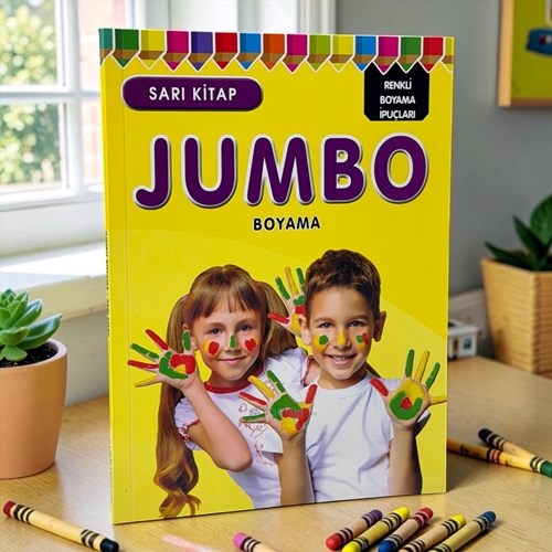Jumbo Boyama Sarı Kitap
