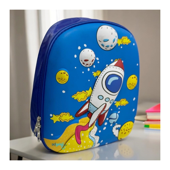 Kabartmalı Anaokul Sırt Çantası Space