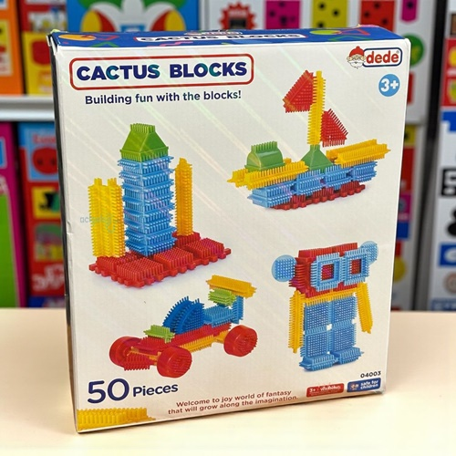 Kaktüs 50 Parça Eğitici Blok Seti