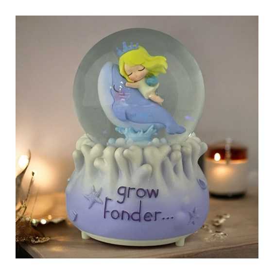 Kar Küresi Grow Fonder 80 Mm Işıklı Müzikli