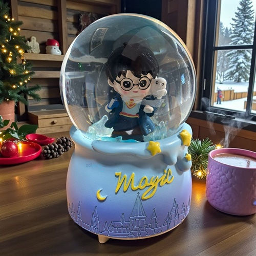 Kar Küresi Harry Potter 100 Mm Püskürtmeli Işıklı Müzikli