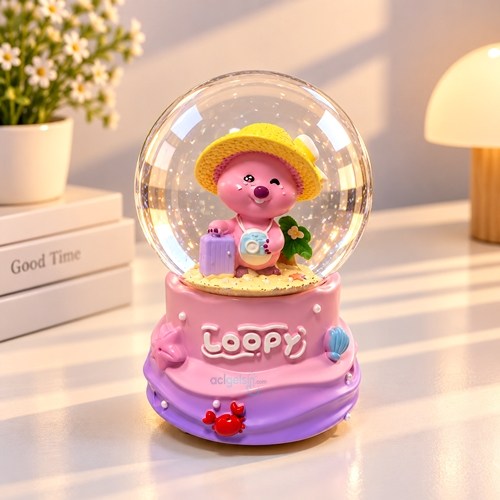 Kar Küresi Loopy 80 Mm Işıklı