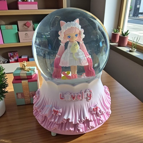 Kar Küresi Lovely 80 Mm Işıklı Müzikli