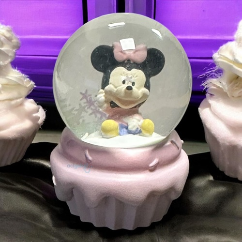 Kar Küresi Minnie Mouse Mini Işıklı