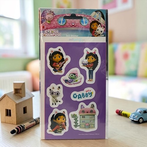 Keskin Gabbynin Hayal Evi 2li Kuşe Sticker