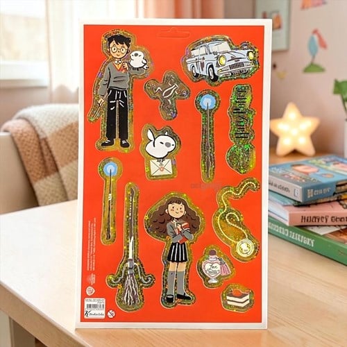 Keskin Harry Potter 15x24 Yaldızlı 2 Li Sticker