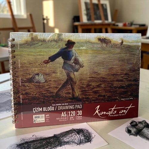 Keskin Karatis Art 120gr A5 30 Yp Spiralli Çizim Blok