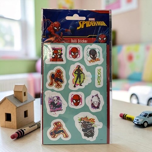 Keskin Spider-man 2li Kuşe Sticker