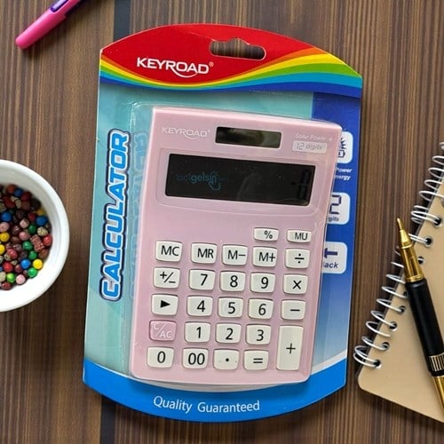 Keyroad Stylısh Renkli Hesap Makinası 12 Haneli Kr972466